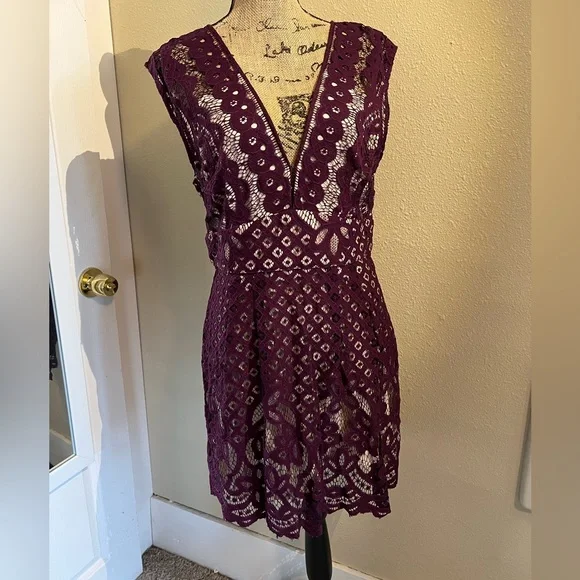 Free People | Dresses | Free People One Million Lovers Lace Dress | Poshmark